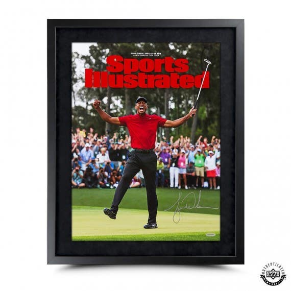 Tiger Woods Signed Sports Illustrated Cover Print 2019 Masters - Framed (Upper Deck)