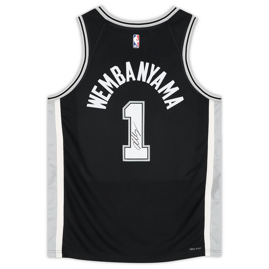 Victor Wembanyama Signed San Antonio Spurs  Nike Icon Swingman Jersey (Fanatics)