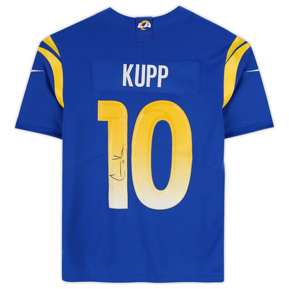 Cooper Kupp Signed Los Angeles Rams Nike Blue Limited Jersey (Fanatics)