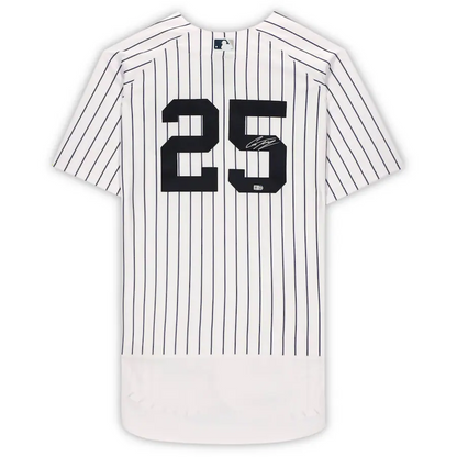 Gleyber Torres Signed New York Yankees  White Nike Authentic Jersey (Fanatics)