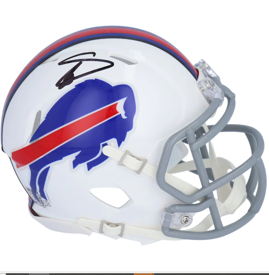 Stefon Diggs Signed Buffalo Bills Riddell Speed Mini Helmet (Fanatics)