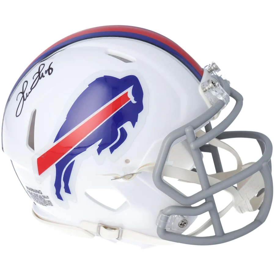 Thurman Thomas Signed Buffalo Bills Riddell Speed Mini Helmet (Fanatics)