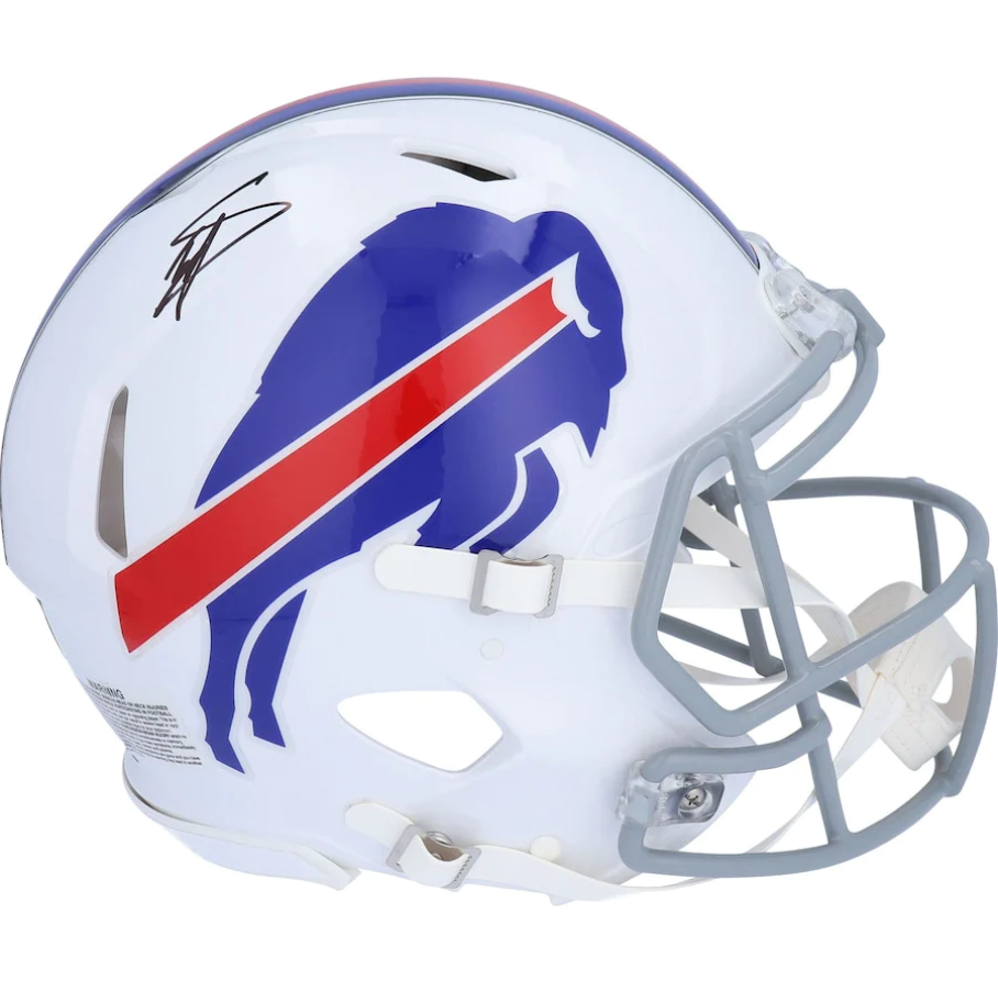 Stefon Diggs Signed Buffalo Bills Riddell Speed Authentic Helmet (Fanatics)