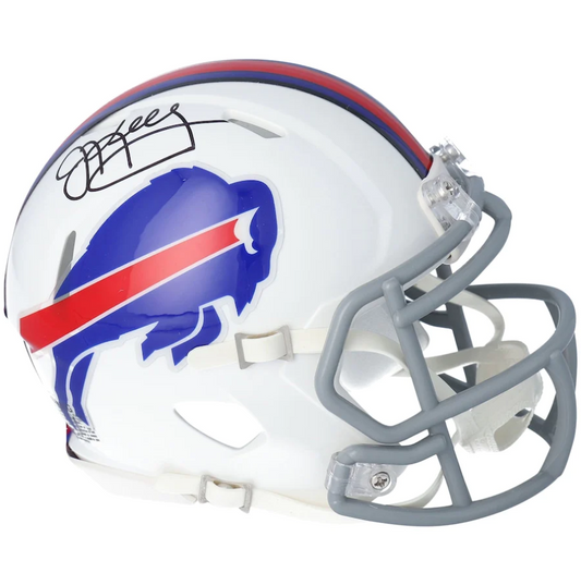 Jim Kelly Signed Buffalo Bills Riddell Speed Mini Helmet (Fanatics)