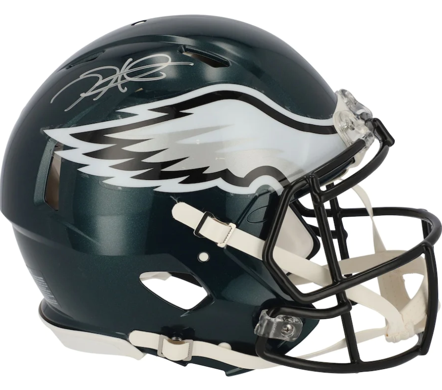 Jalen Hurts Signed Philadelphia Eagles Riddell Speed Authentic Helmet (Fanatics)