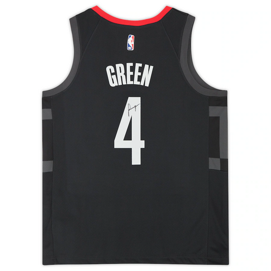 Jalen GreenSigned Black Houston Rockets  Jordan Brand 2021-22 Statement Edition Swingman Jersey (Fanatics)