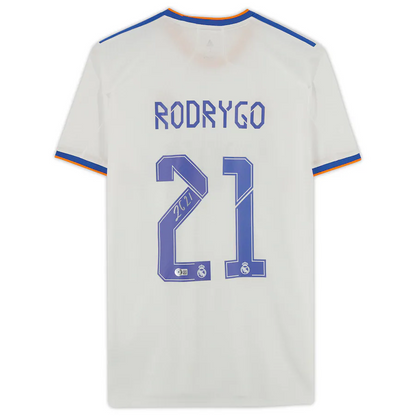 Rodrygo Signed White Real Madrid  Adidas Jersey (Fanatics)
