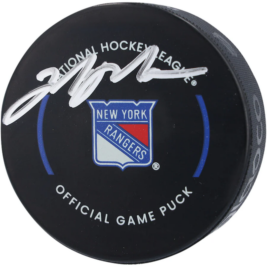 Mark Messier Signed New York Rangers Official Game Puck (Fanatics)