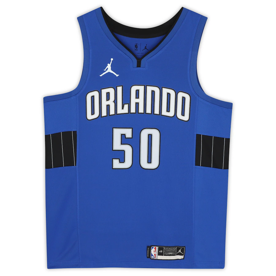 Cole Anthony Signed Orlando Magic Jordan Brand Blue 2020/21 Statement Edition Swingman Jersey (Fanatics)