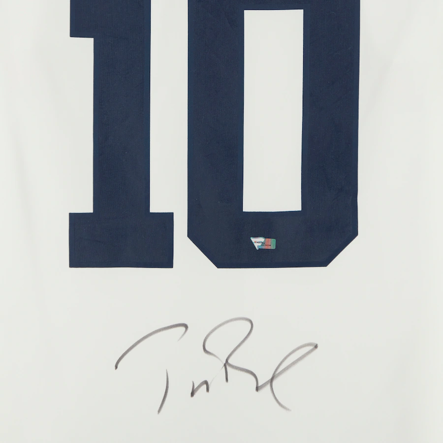 Tom Brady White Michigan Wolverines Signed Nike Game Jersey  (Fanatics)