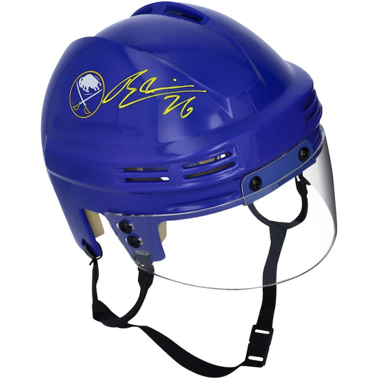 Rasmus Dahlin Signed Buffalo Sabres Royal SportStar Mini Helmet (Fanatics)