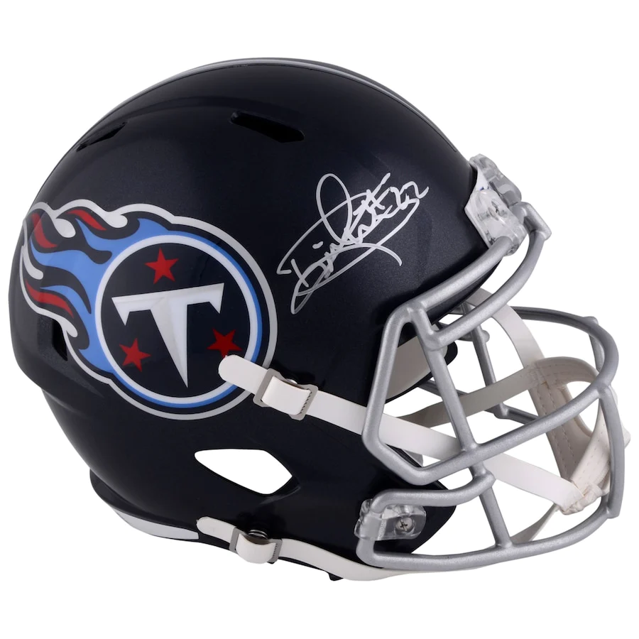 Derrick Henry Signed Tennessee Titans Riddell Speed Replica Helmet (Fanatics)