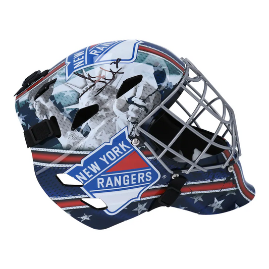 Henrik Lundqvist Signed New York Rangers  Replica Goalie Mask (Fanatics)