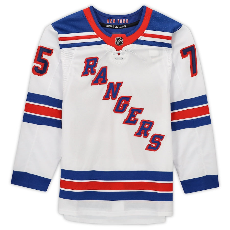 Ryan Reaves Signed New York Rangers White Adidas Authentic Jersey (Fanatics)