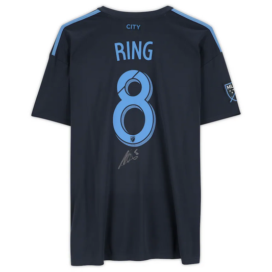 Alexander Ring Signed New York City FC  Gray 2018 Adidas Replica Jersey (Fanatics)