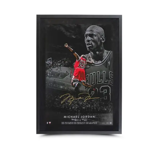 Michael Jordan Signed  & Framed “Poster 1998” (Upper Deck)