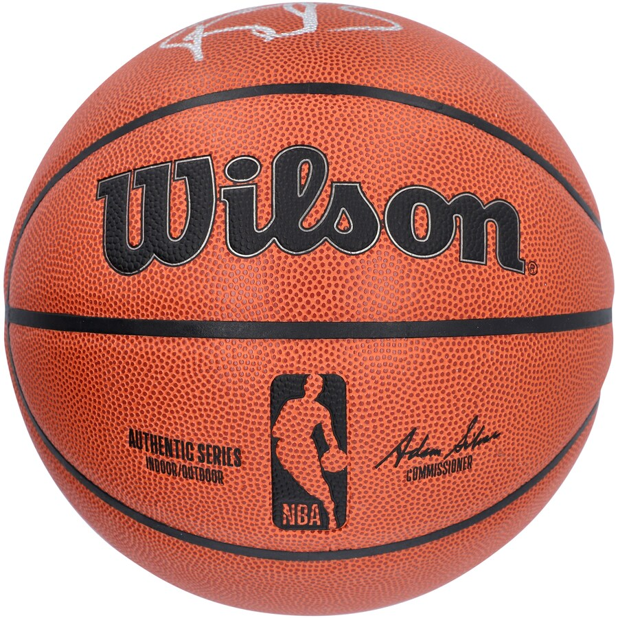 RJ Barrett Signed New York Knicks Wilson Authentic Series Indoor/Outdoor Basketball (Fanatics)