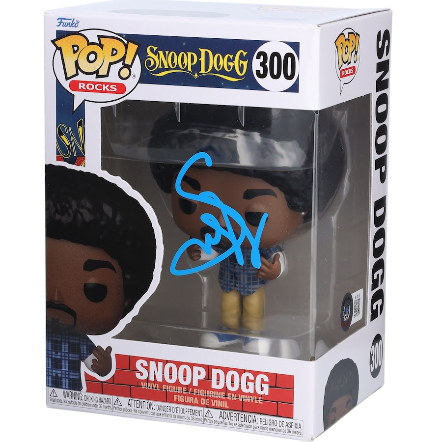Snoop Dogg Autographed #300 Funko Pop! Vinyl Figure - Signed in Blue Paint (Beckett)