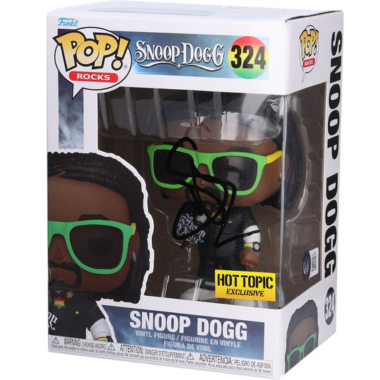 Snoop Dogg Autographed #324 Funko Pop! Vinyl Figure - Signed in Black Ink (Beckett)
