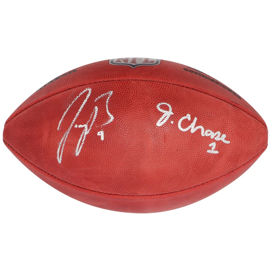 Joe Burrow & Ja'Marr Chase Signed Official NFL Wilson "Duke" Pro Football - Cincinnati Bengals (Fanatics)