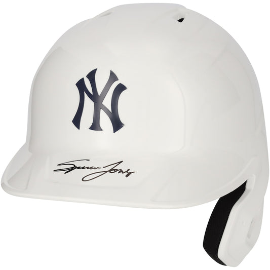 Spencer Jones Signed New York Yankees Alternate Chrome Rawlings Mach Pro Replica Batting Helmet - Fanatics Exclusive (Fanatics)