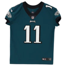 A.J. Brown Signed Philadelphia Eagles Green Nike Elite Jersey (Fanatics)