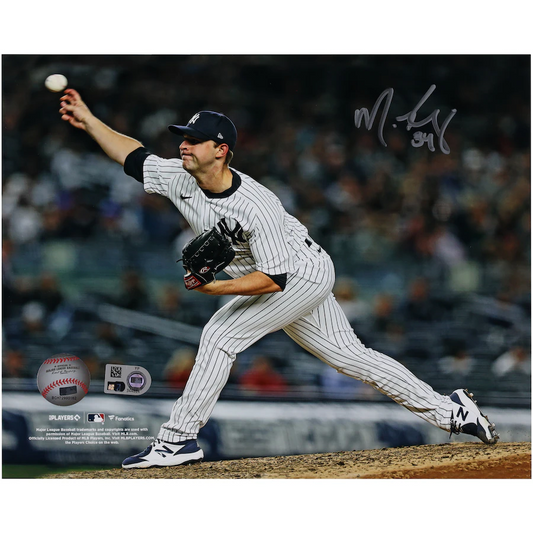 Mike King Signed New York Yankees 8" x 10" Pitching Photograph (Fanatics)