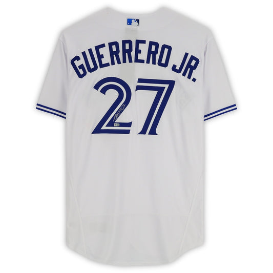 Vladimir Guerrero Jr. Signed Toronto Blue Jays White Nike Authentic Jersey (Fanatics)