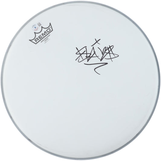 Travis Barker Blink-182 Autographed Drum Head (Beckett)