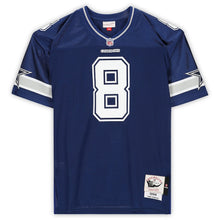 Troy Aikman Signed Dallas Cowboys Blue Alternate Mitchell & Ness Authentic Jersey (Fanatics)