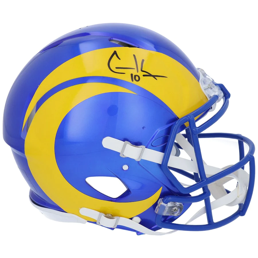 Cooper Kupp Signed Los Angeles Rams Riddell Speed Authentic Helmet (Fanatics)