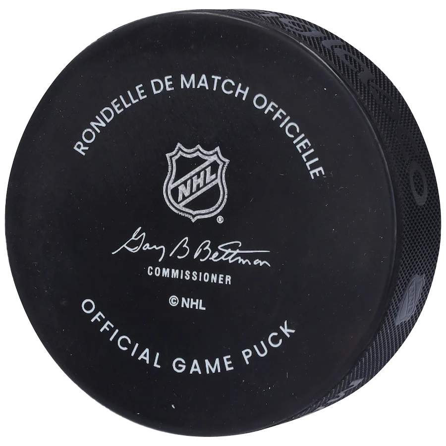 Brian Leetch Signed New York Rangers  Official Game Puck (Fanatics)