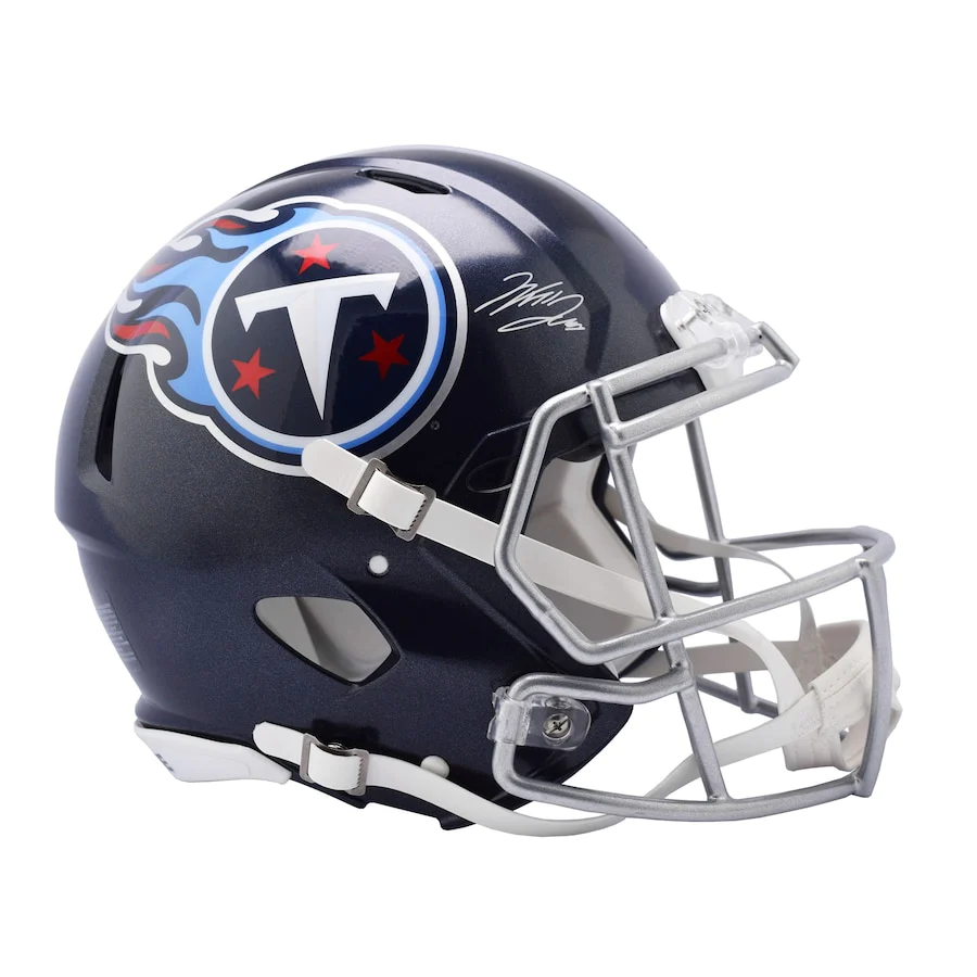 Levis Signed Tennessee Titans Riddell Speed Replica Helmet (Fanatics)