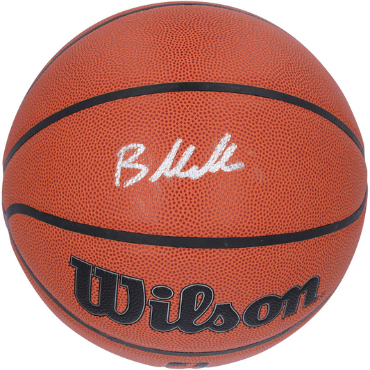 Brandon Miller Signed Charlotte Hornets Wilson 2023 NBA Draft Authentic Series Indoor/Outdoor Basketball (Fanatics)