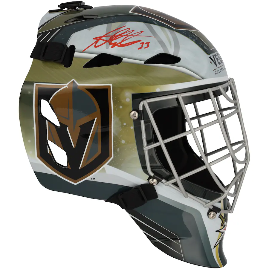 Adin Hill Signed Vegas Golden Knights  Replica Goalie Mask (Fanatics)