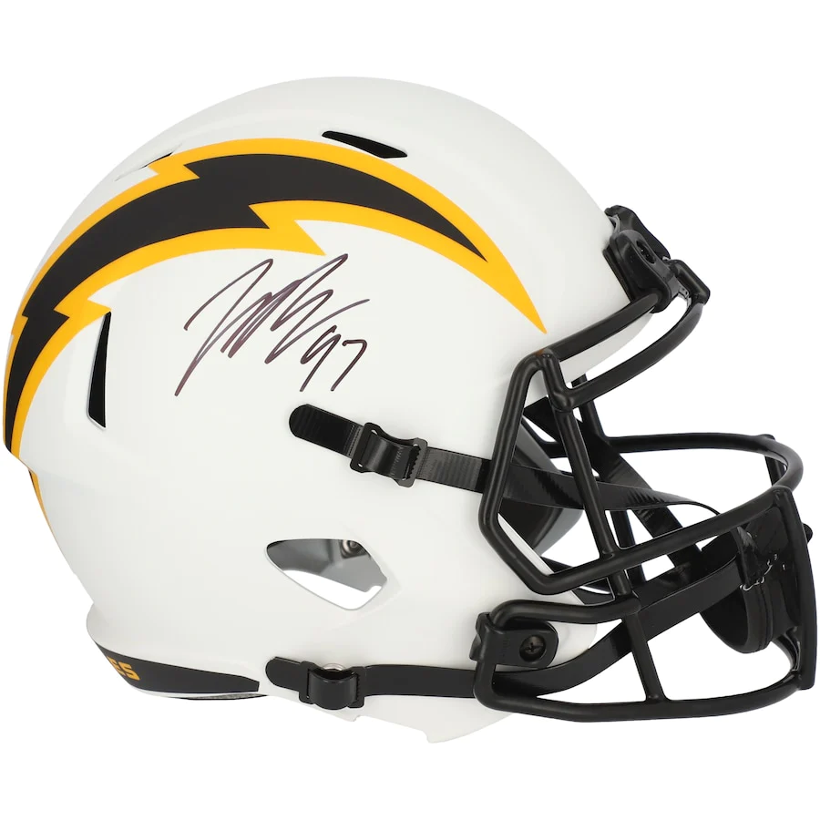 Joey Bosa Signed Los Angeles Chargers Riddell Lunar Eclipse Alternate Speed Replica Helmet (Fanatics)