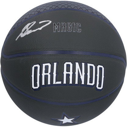 Jalen Suggs  Signed Orlando Magic  Black 2022-2023 Edition Wilson City Collector Basketball (Fanatics)