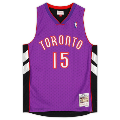 Vince Carter Signed Toronto Raptors Purple 1999-2000 Mitchell & Ness Swingman Jersey (Fanatics)