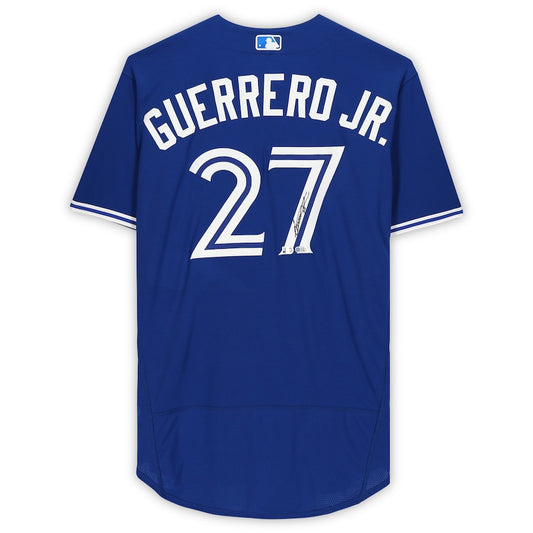 Vladimir Guerrero Jr. Signed Toronto Blue Jays Blue Nike Authentic Jersey (Fanatics)