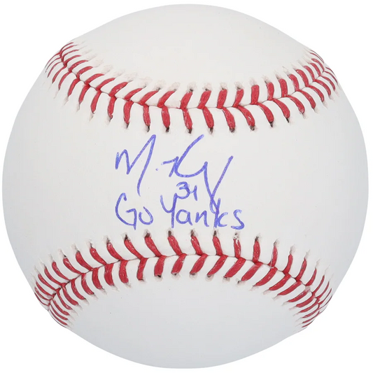 Michael King Signed New York Yankees Baseball with "Go Yanks'' Inscription (Fanatics)