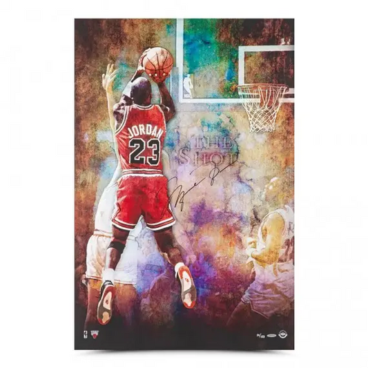 Michael Jordan Signed “The Shot” 24 x 36 (Upper Deck)