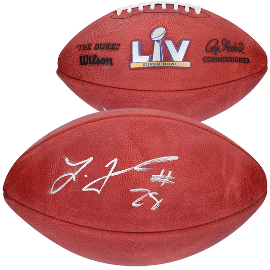 Leonard Fournette Signed Official NFL Wilson Super Bowl LV Pro Football - Tampa Bay Buccaneers (Fanatics)