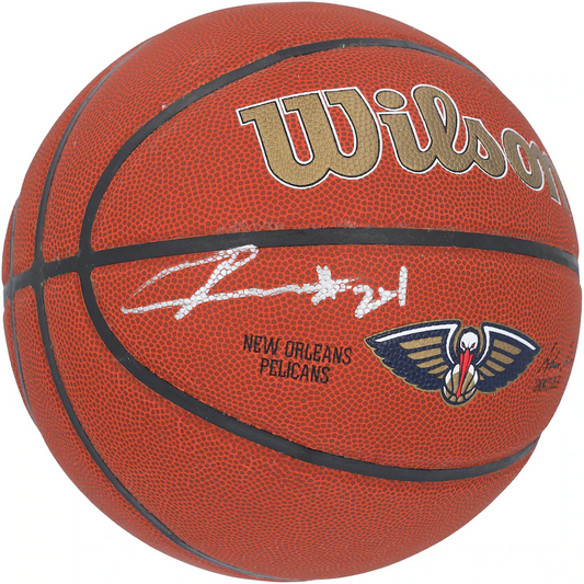 Jordan Hawkins Signed New Orleans Pelicans  Wilson Team Logo Basketball (Fanatics)