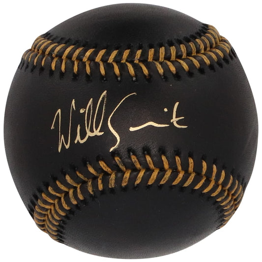 Will Smith Signed Official MLB Black Baseball - Los Angeles Dodgers (Fanatics)