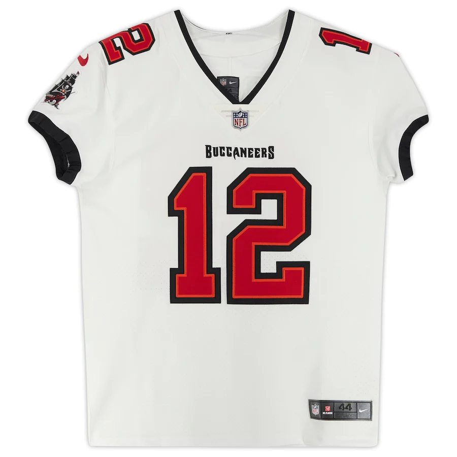 Tom Brady Signed Tampa Bay Buccaneers White Nike Elite Jersey Fanatic Show and Tell Sports