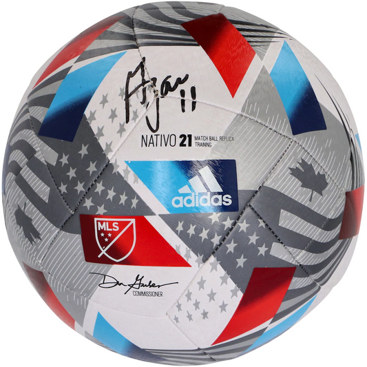 Gyasi Zardes Signed Columbus Crew  MLS 2021 Adidias Replica Soccer Ball (Fanatics)