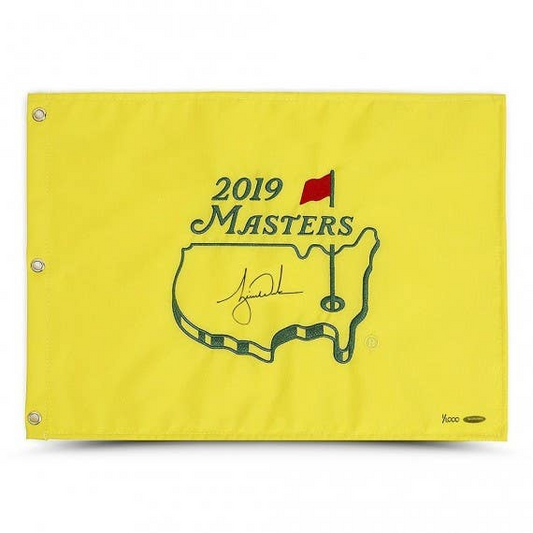 Tiger Woods Signed 2019 Masters Pin Flag LE/1000 (Upper Deck)