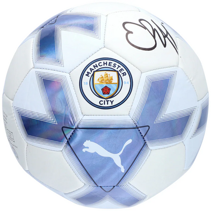 Erling Haaland Signed Manchester City Purple Puma Soccer Ball (Fanatics)