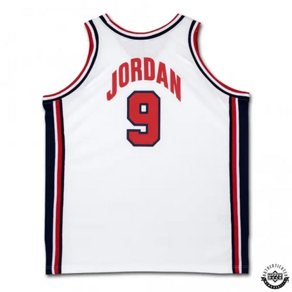 Michael Jordan Signed 1992 Team USA White Authentic Mitchell & Ness Jersey (Upper Deck)