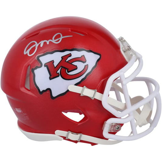 Joe Montana Signed Kansas City Chiefs Riddell Speed Mini Helmet (Fanatics)